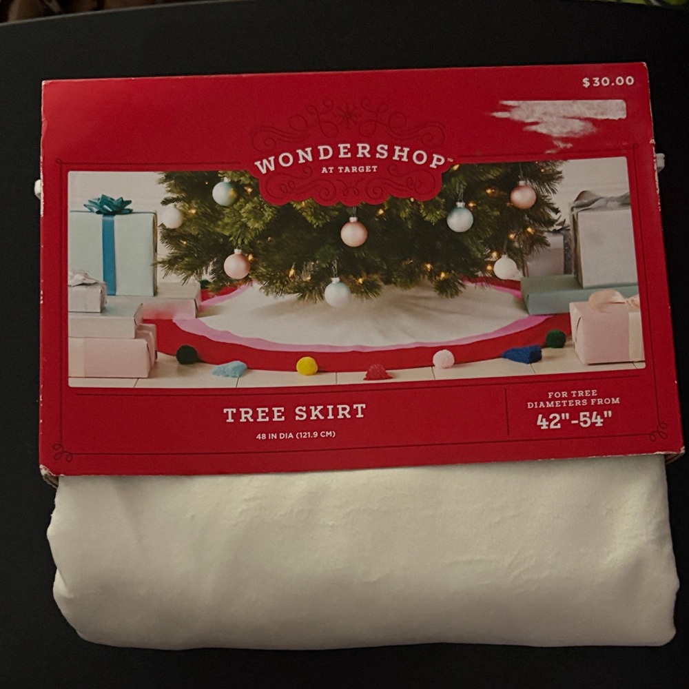 Wondershop Festive White Tree Skirt